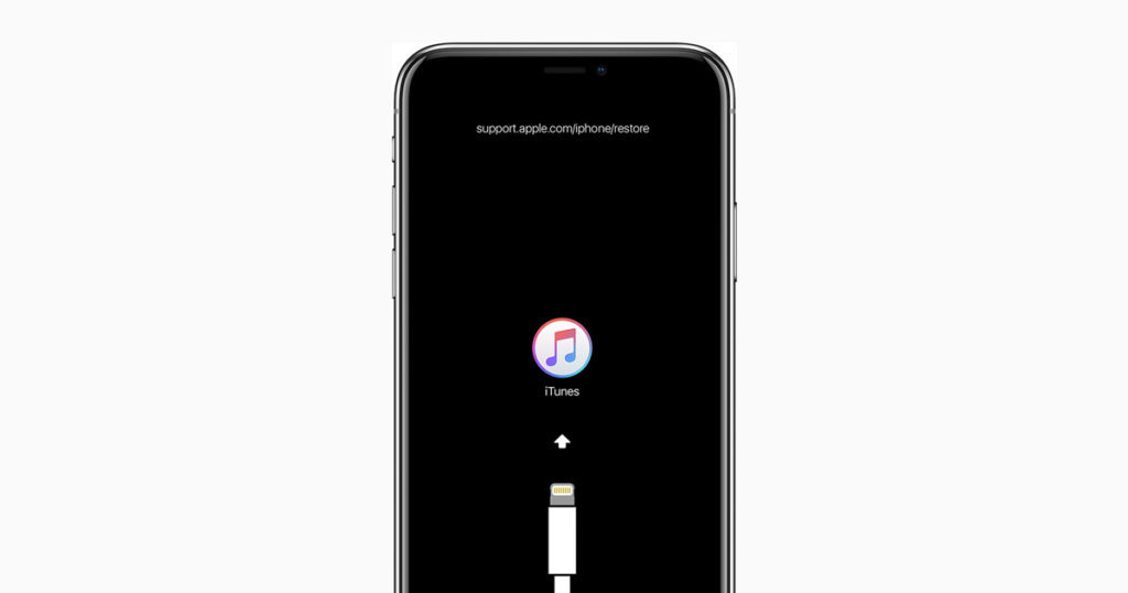 Hard reset iPhone 8 using iTunes